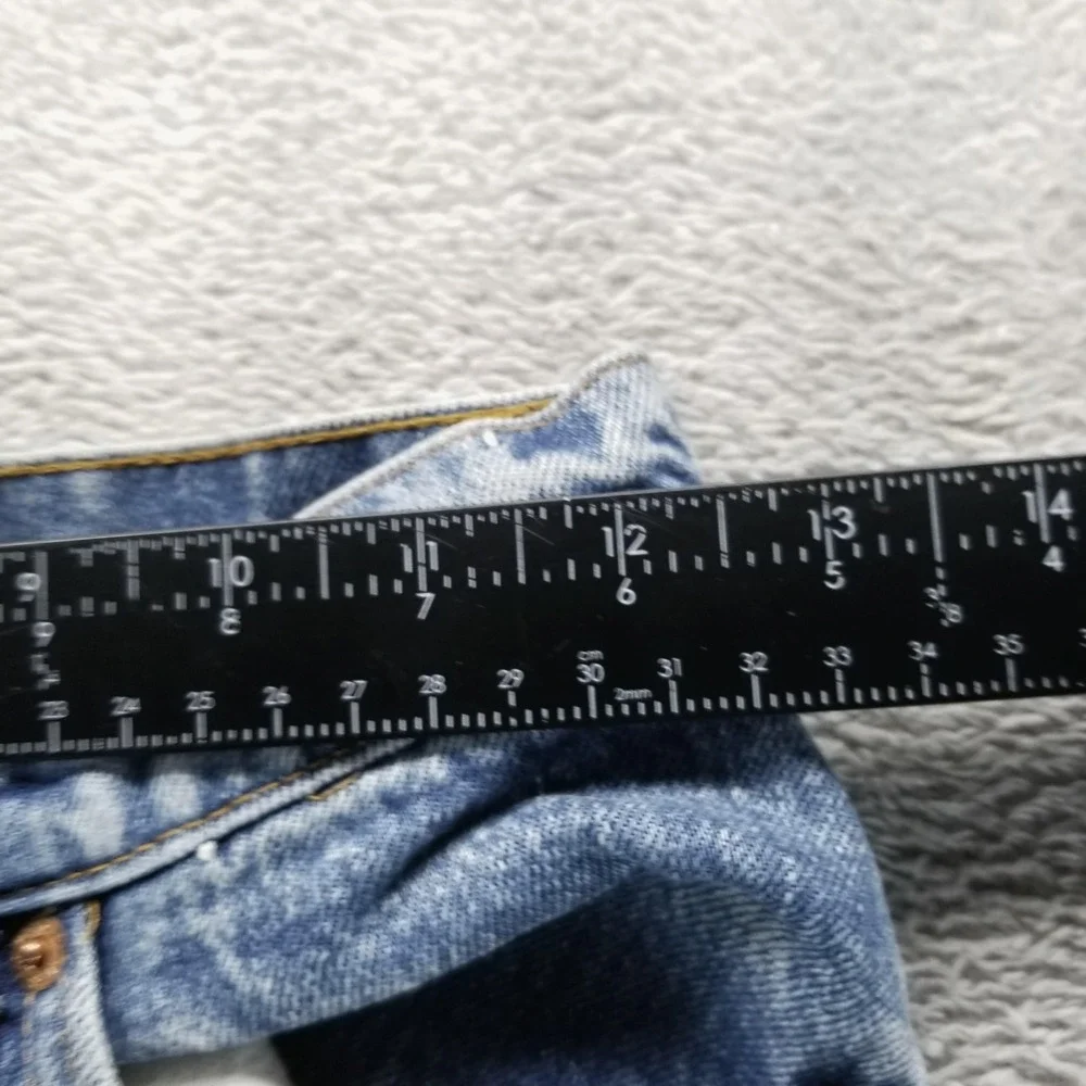 VTG Levis 505 Jeans Mens 25x30 Blue Regular Straight Made in USA Talon Zip 80s